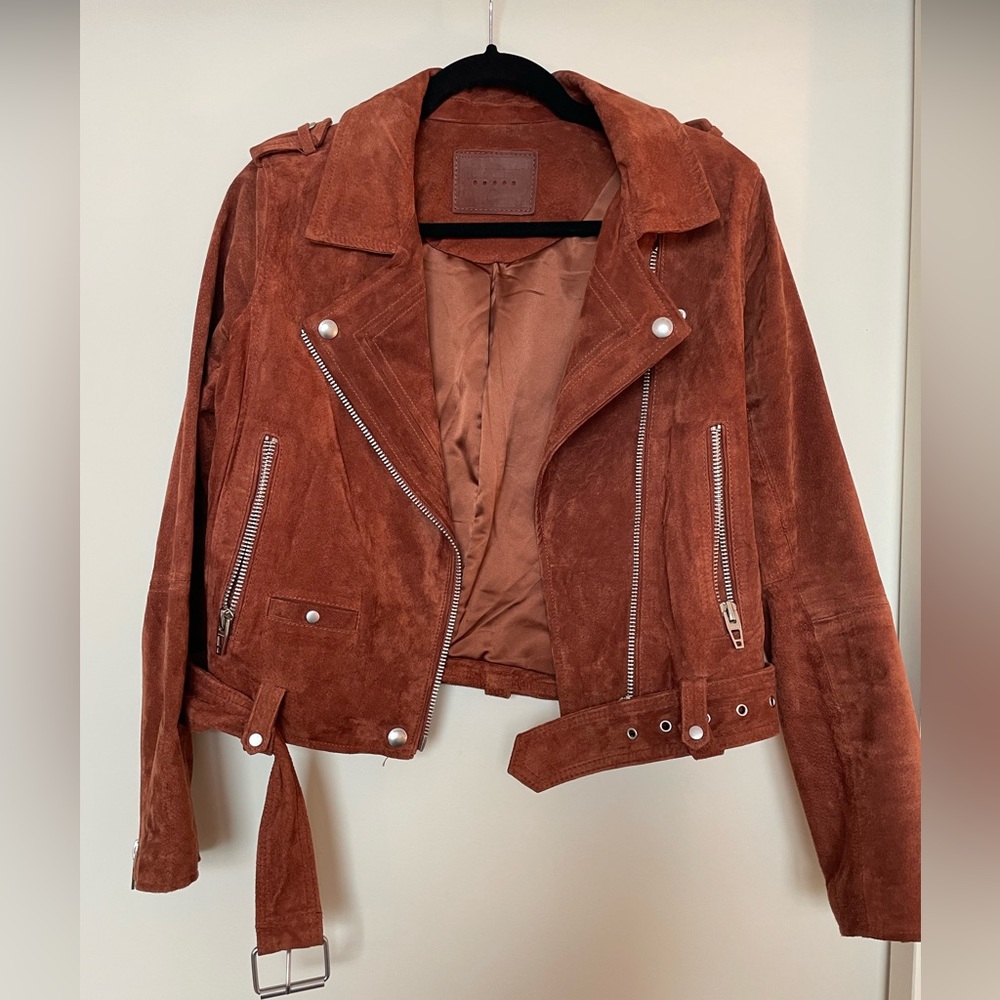 Blank NYC Suede Motto Jacket